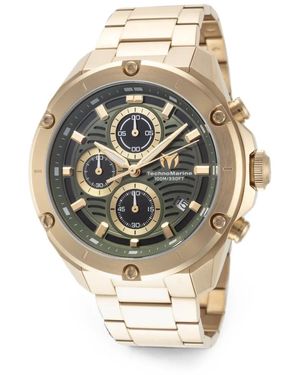 TechnoMarine Oceanico Chronograph 44Mm Watch - Metallic