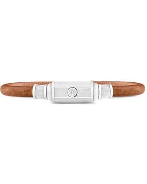 Marie Lichtenberg Diamond Lasso Leather Bracelet - White