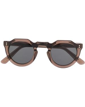 Lesca Strukturierte 'Pica' Sonnenbrille - Grau