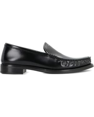 Prada Leather Loafers - Black