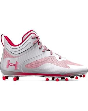 Under Armour Command Mc Mid Cleats - Pink