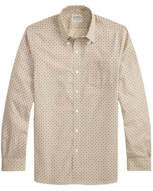 RRL Camisa Con Motivo Geométrico - Blanco