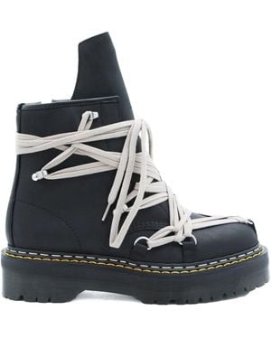Dr. Martens Lace-Up Platform Boots - Black
