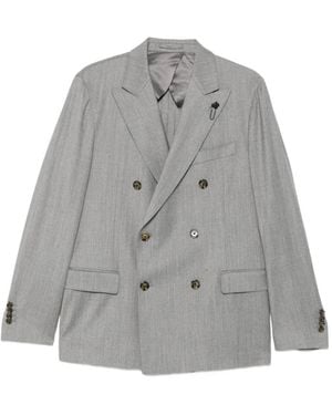 Lardini Double-Breasted Suit - Gray