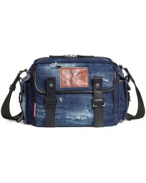 DSquared² Five Pocket Messenger Bag - Blue