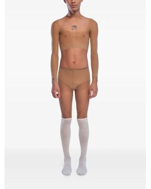 ROT Techno Seamless Socks - White