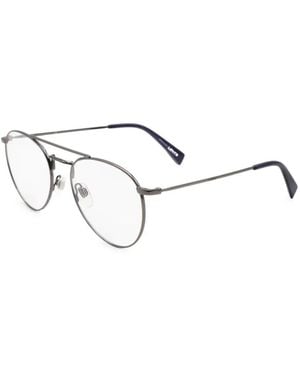 Levi's Lunettes De Vue À Monture Ronde - White