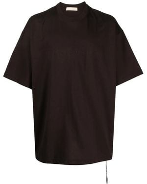MASTERMIND WORLD Logo-Print Cotton T-Shirt - Black