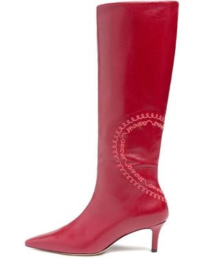 Cinq À Sept 60Mm Casey Knee-High Boots - Red