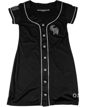Chrome Hearts Mesh Logo-Print Shirt - Black