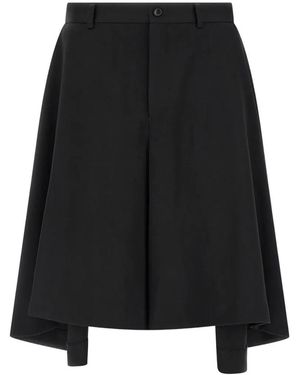 Comme des Garçons Bermuda À Découpe - Black