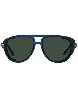 Vuarnet Peak Pilot-Frame Sunglasses - Green