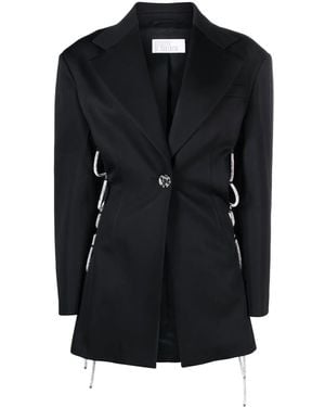 GIUSEPPE DI MORABITO Single-Breasted Blazer - Black