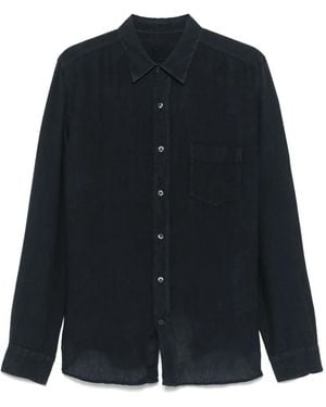 120% Lino Camicia - Blu