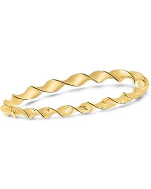 Cicada Jewelry Twist Enamel Bracelet - Metallic