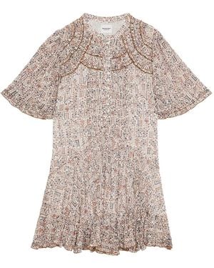 Isabel Marant Celyana Minikleid - Grau