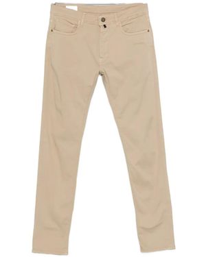 Incotex Five-Pocket Slim-Fit Trousers - Natural