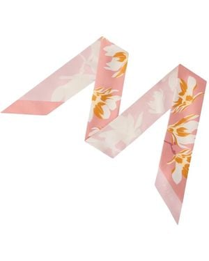 Furla Metropolis Floral-Print Scarf - White