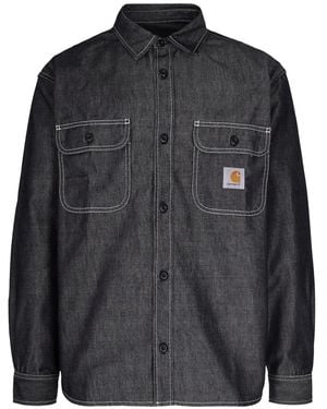 Carhartt Hemd mit Brusttasche - Schwarz
