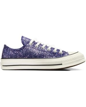 Converse Chuck 70 Glitter Night Sneakers - Blau