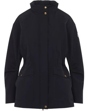 Moncler ロゴパッチ ジャケット - ブルー