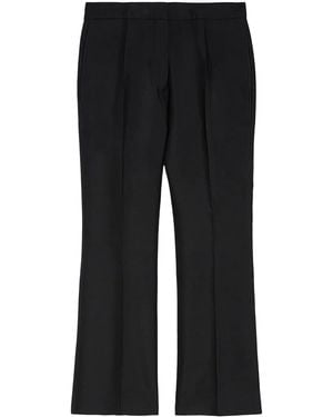Jil Sander Gabardine Tailored Trousers - Black