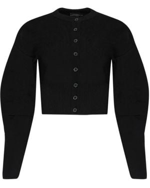 Wardrobe NYC Matte Cardigan - Black