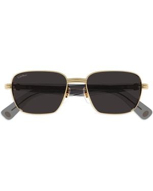 Cartier Lunettes De Soleil À Monture Carrée - Noir