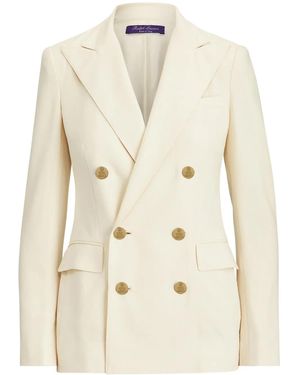 Ralph Lauren Camden Cashmere Blazer - Natural