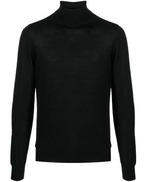 Tagliatore ファインニット タートルネックセーター - ブラック