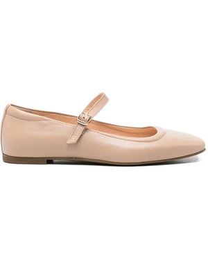 SERGIO MORETTI FIRENZE Buckle-Fastening Ballet Flats - Pink