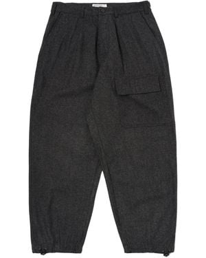 Universal Works Broek Met Gespsluiting - Grijs