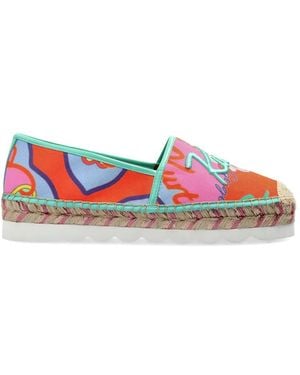 Kurt Geiger Kurt Cleated Printed Espadrille - White
