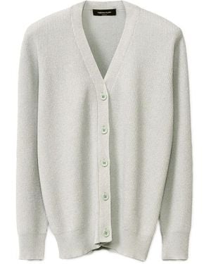 Fabiana Filippi Geribbeld Vest - Grijs