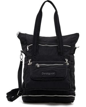 Desigual ジップ バックパック - ブラック