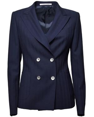 Tagliatore Blazer À Boutonnière Croisée - Blue