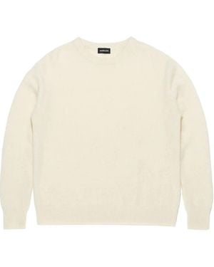 Mainless Crew-Neck Sweater - White