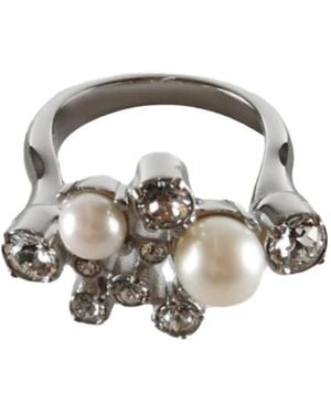 Givenchy Peral-Detail Embellished Ring - Metallic