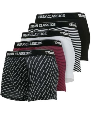 Urban Classics Boxer Con Banda Logata (3 Pezzi) - Nero