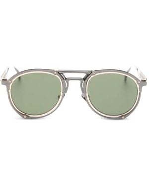 Movitra Trinitas 04 Pilot-Frame Sunglasses - Green