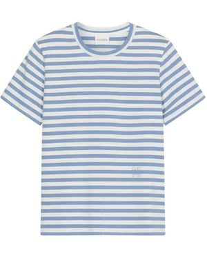 Closed Striped Basic T-Shirt - Blue