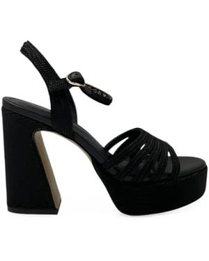 Emanuélle Vee Giunone Plateau-Sandalen - Schwarz