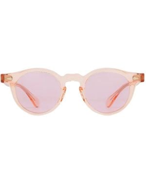 JULIUS TART Lunettes De Soleil Harold Sun À Monture Ronde - Pink