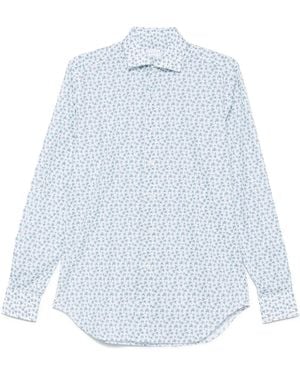Xacus フローラル シャツ - ブルー