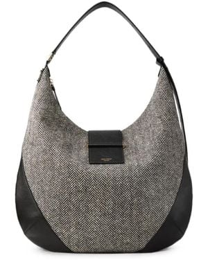 Jimmy Choo Borsa A Spalla Bar Media - Grigio