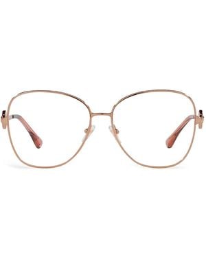 Versace Buttterfly-Frame Glasses - Natural