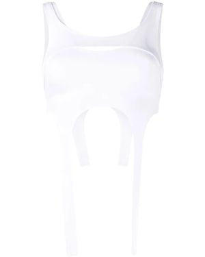 HELIOT EMIL Harness Tank Top - White