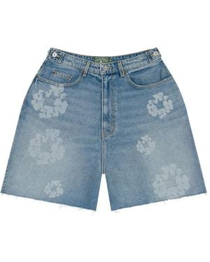 DENIM TEARS Denim Shorts - Blue
