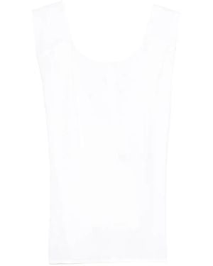 Moschino Débardeur À Encolure Ronde - White