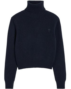 Ami Paris Jersey Ami De Coeur - Azul